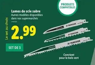 Promotion Exclusives de 6
            
        
        Scie sabre : Découvrez l'Offre incontournable