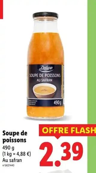 Deluxe Soupe de poissons au safran