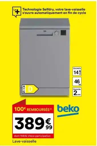 Promotion Exclusives de 5
Beko : Découvrez l'Offre incontournable