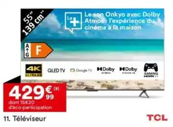 Promotion Exclusives de 8
TCL : Découvrez l'Offre incontournable