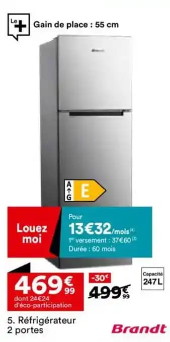 Promotion Exclusives de 5
Brandt : Découvrez l'Offre incontournable