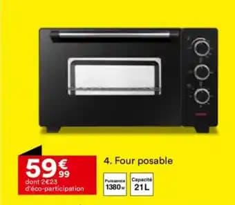 Promotion Exclusives de 1
Four posable : Découvrez l'Offre incontournable