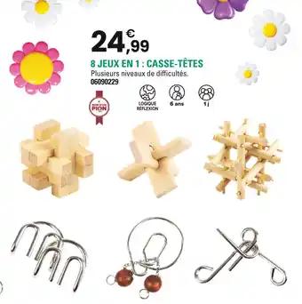 8 JEUX EN 1 : CASSE-TÊTES