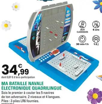 Ma bataille navale électronique quadrilingue