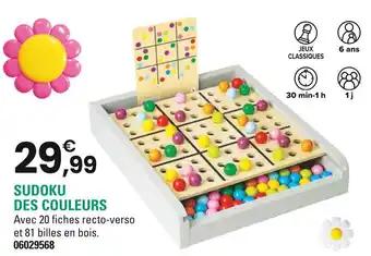 Nom d'un Pion Sudoku des couleurs