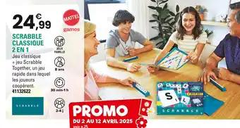 Promotion Exclusives de Scrabble classique : Découvrez l'Offre incontournable