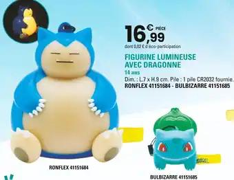 Figurine lumineuse avec dragonne