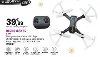 TEAM city Drone vera rc
