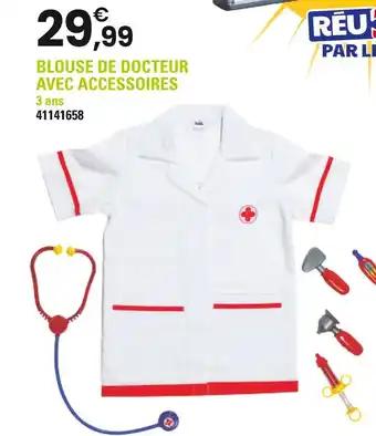 Blouse de docteur avec accessoires