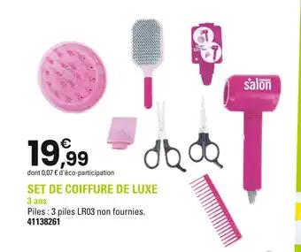 Set de coiffure de luxe