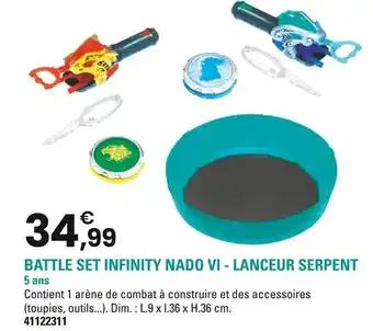 Battle set infinity nado vi - lanceur serpent