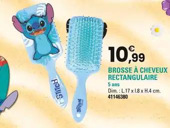 Disney Stitch Brosse à cheveux rectangulaire