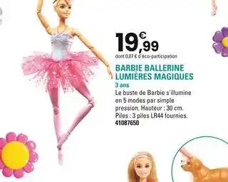 Barbie Barbie ballerine lumières magiques