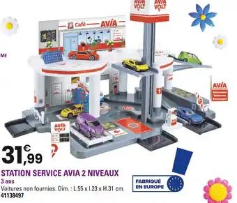 Station service Avia 2 niveaux