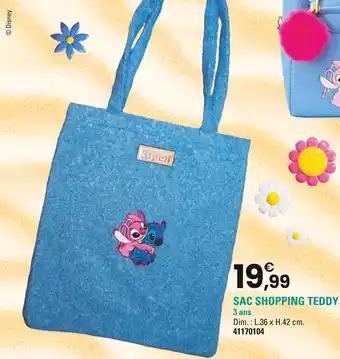 DISNEY Sac shopping teddy