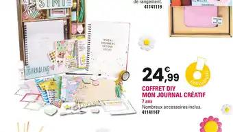 Coffret diy mon journal créatif