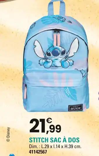 DISNEY Stitch sac à dos
