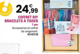 Coffret diy bracelets à tisser