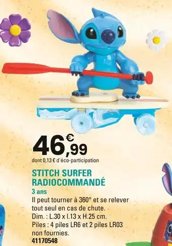 STITCH Stitch surfer radiocommandé