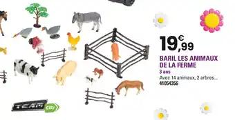 TEAM City Baril Les Animaux De La Ferme