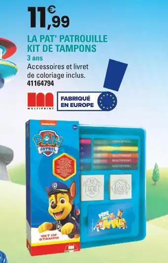 Multiprint La Pat' Patrouille Kit de tampons