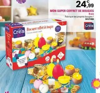 Crea & cie Mon super coffret de bougies