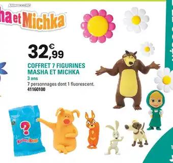 Coffret 7 figurines masha et michka