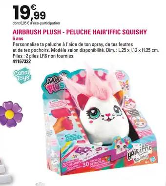 Airbrush plush - peluche hair'iffic squishy