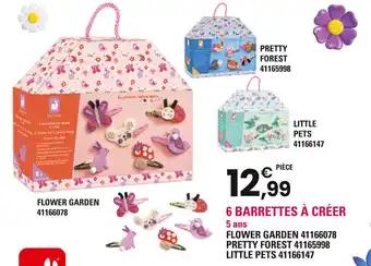 JANOD 6 barrettes à créer