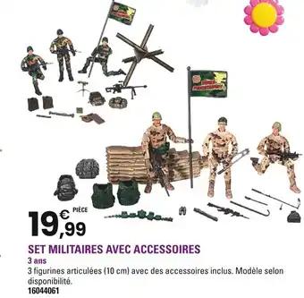 Set militaires avec accessoires