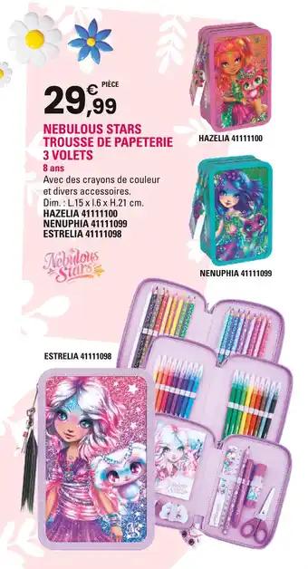 Trousse de papeterie 3 volets