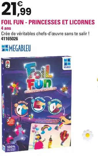 Megableu Foil fun - princesses et licornes