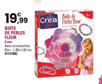 Crea & cie Boîte de Perles Fleur