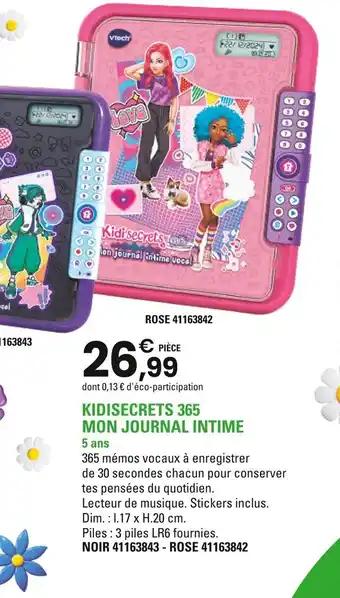 VTECH Kidisecrets 365 mon journal intime