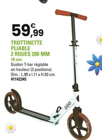 Trottinette Pliable 2 Roues 200 mm