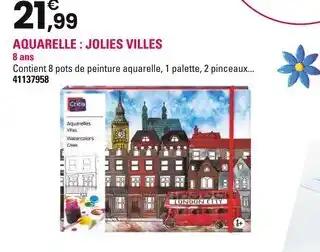 Crea Aquarelle : Jolies Villes