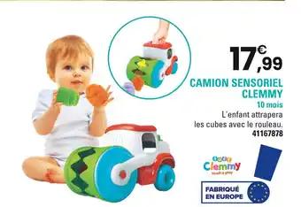 CLEMMY Camion sensoriel