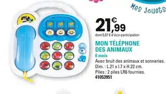 Mon téléphone des animaux