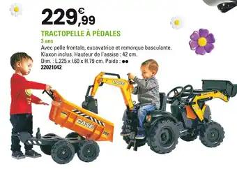 CASE Tractopelle à pédales