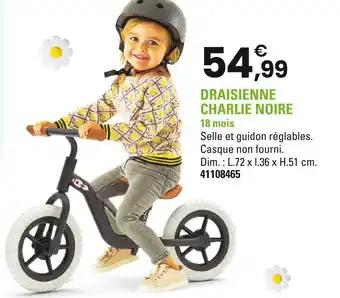 Draisienne Charlie Noire