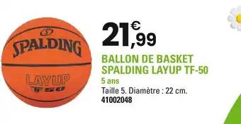 Ballon de basket spalding layup tf-50