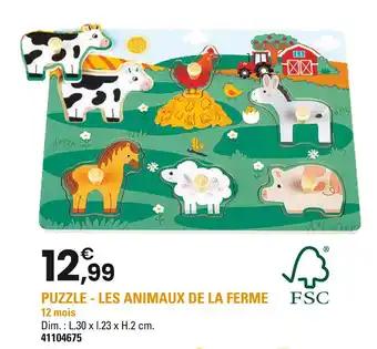 FSC Puzzle - Les animaux de la ferme