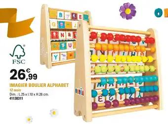 Imagier boulier alphabet