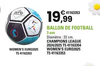 Promotion Exclusives de 1
Ballon football : Découvrez l'Offre incontournable
