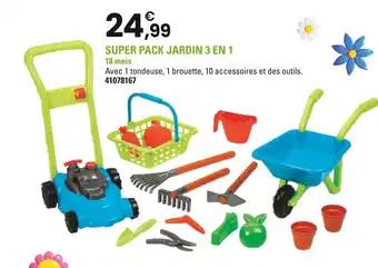 SUPER PACK JARDIN 3 EN 1