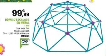 CAP Nature Dôme d'escalade en métal