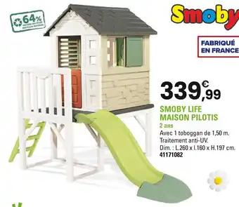 Smoby life maison pilotis