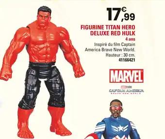 MARVEL Figurine titan hero deluxe Red Hulk