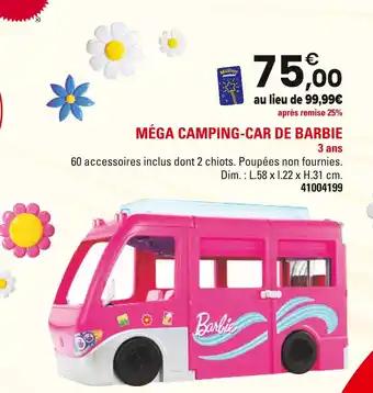 Promotion Exclusives de Barbie camping car : Découvrez l'Offre incontournable