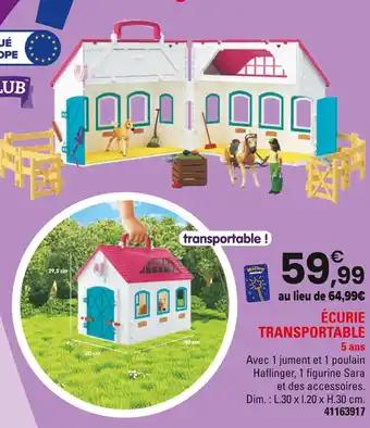 schleich Écurie transportable